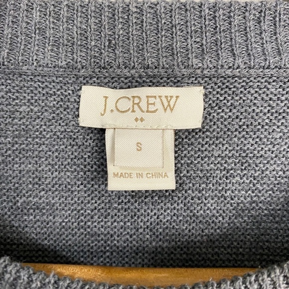 J. Crew Factory Gray Women's Long Sleeve Crewneck Sweater Size Small - Picture 2 of 10